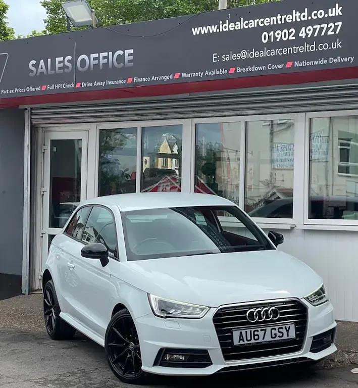 Used Audi A1 S-Line 125 HP (91 kW) 2017 White Hatchback