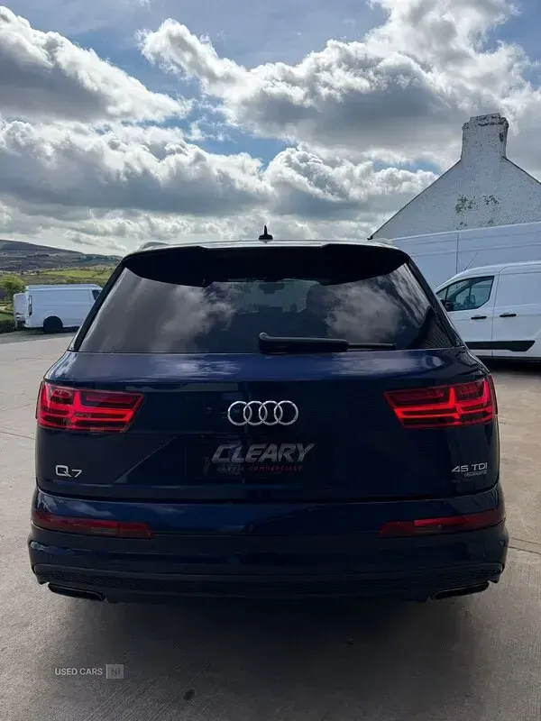 Used Audi Q7 S-Line 231 HP (169 kW) 2019 Blue SUV