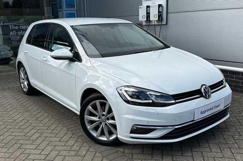 White Used 2020 VW Golf VII GT Hatchback | £17,489 (Fair price) - Image 1/4