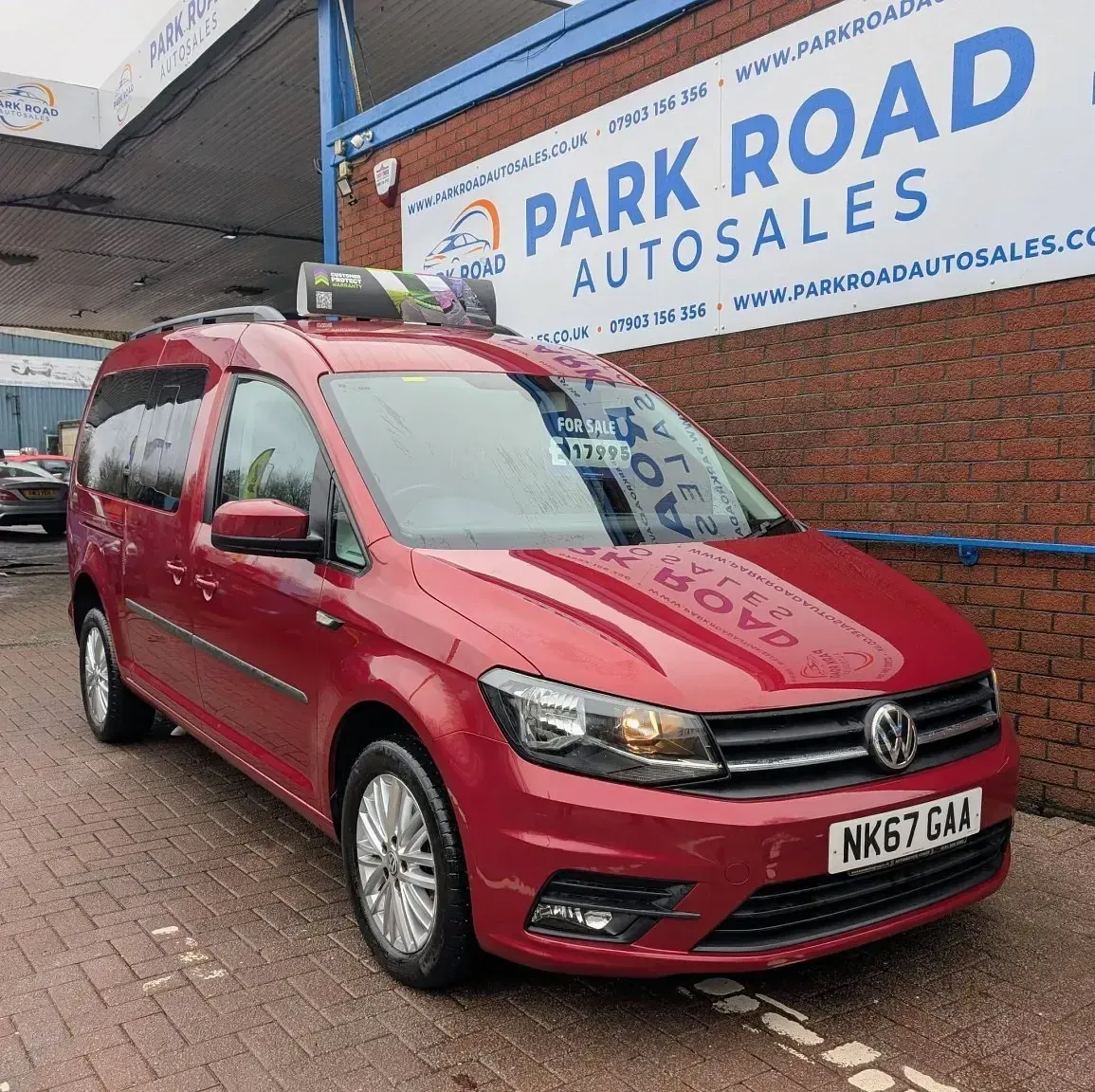 Usado VW Caddy Maxi Life 2018 Vermelho Monovolume