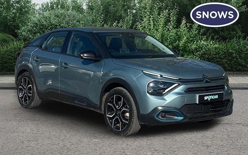 Begagnad Citroën e-C4 100 kW (136 HK) 2021 Blå Halvkombi