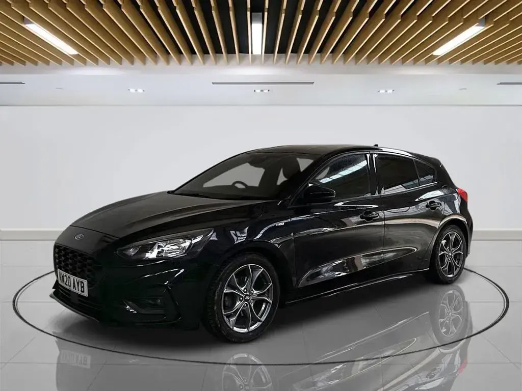 Used Ford Focus ST-Line 125 HP (91 kW) 2020 Black Hatchback