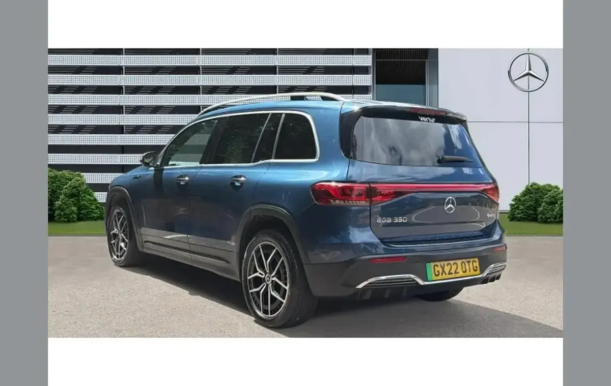 Used Mercedes EQB350 AMG line 214 kW (292 HP) 2022 Blue SUV