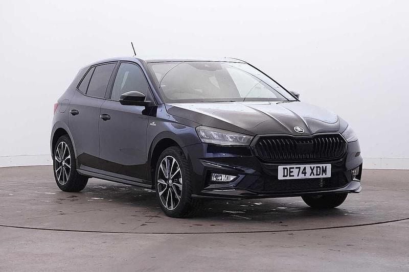 Black magic pearl effect Used 2025 Skoda Fabia Monte Carlo Hatchback | £18,970 (A bit pricey) - Image 1/4