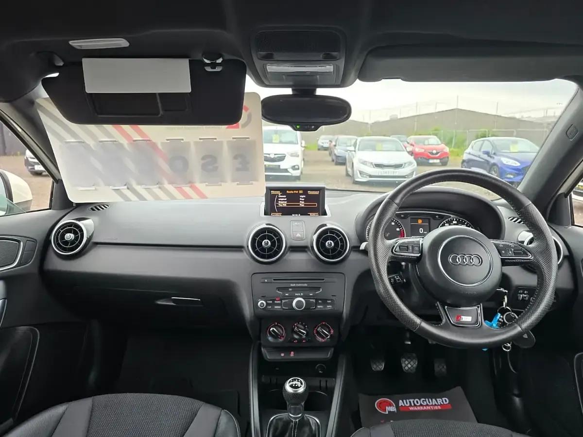 Used Audi A1 S-Line 122 HP (89 kW) 2012 White Hatchback