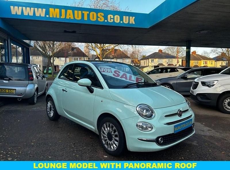 Used Fiat 500 Lounge 69 HP (50 kW) 2016 Green Hatchback