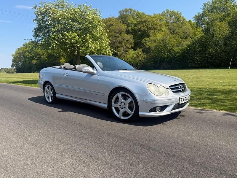 Used Mercedes CLK200 2007 Silver Cabriolet