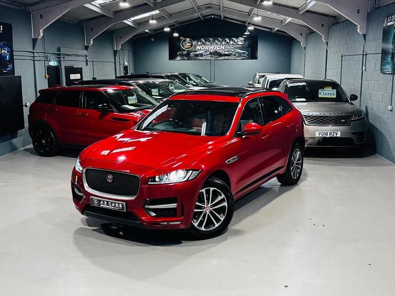 Used Jaguar F-Pace R-Sport 180 HP (132 kW) 2017 Red SUV
