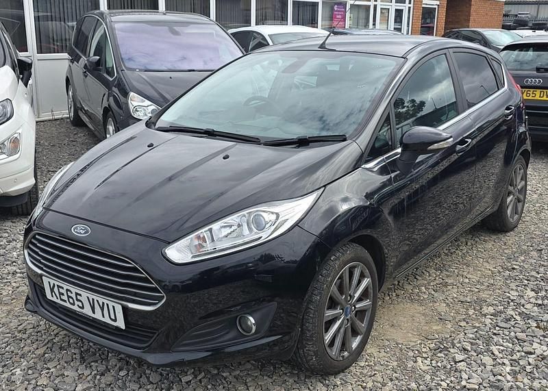 Used Ford Fiesta Titanium 2015 Black Hatchback
