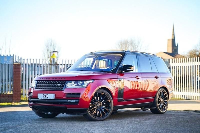 Red Used 2017 Land Rover Range Rover Autobiography SUV | £26,495 (Good price) - Image 1/1