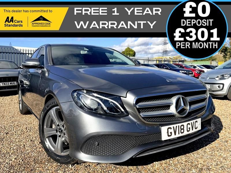 Grey Used 2018 Mercedes E220 SE Sedan | £16,990 (Super price) - Image 1/4