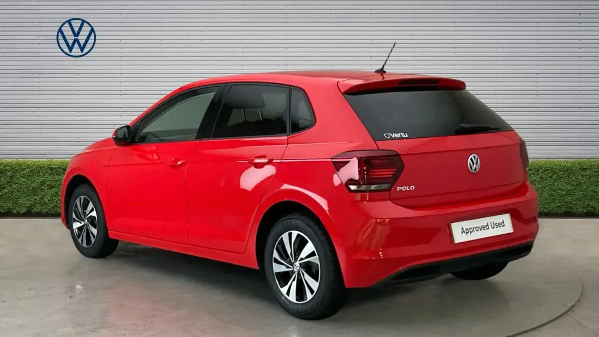 Used VW Polo Match 95 HP (69 kW) 2020 Red Hatchback