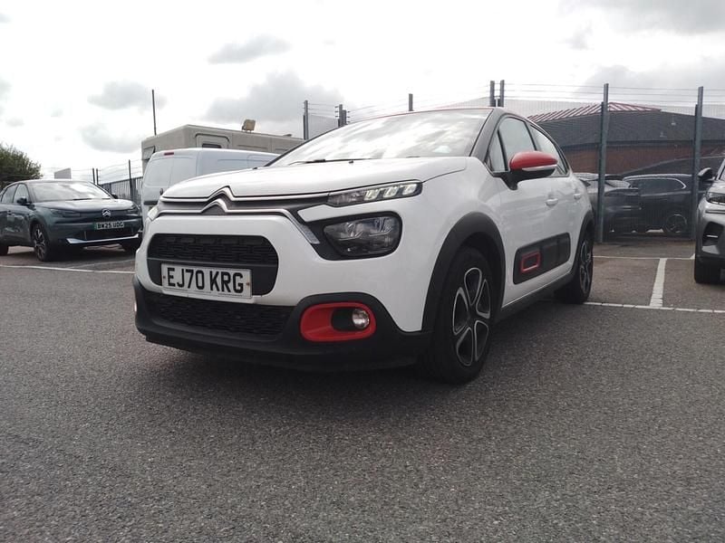 White Used 2020 Citroën C3 Feel Hatchback | £8,000 (Good price) - Image 1/4
