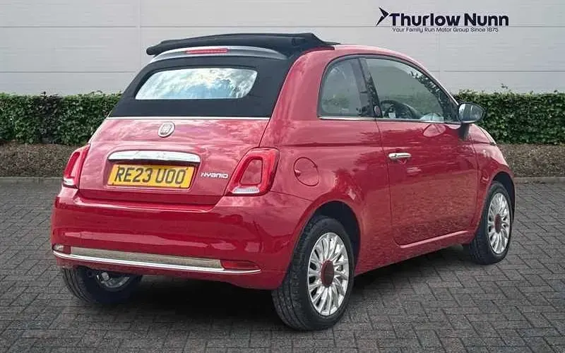Used Fiat 500C Red 69 HP (50 kW) 2022 Red Cabriolet