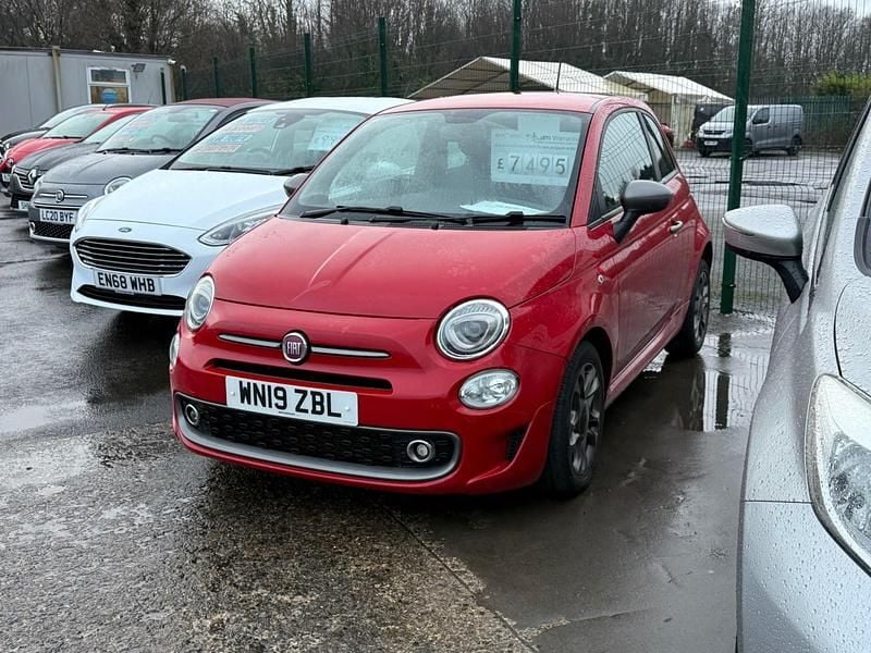 Used Fiat 500 S 69 HP (50 kW) 2019 Red Hatchback