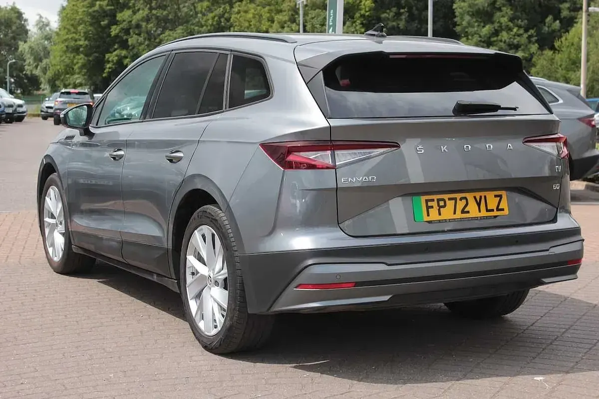 Used Skoda Enyaq iV ecoSuite 131 kW (179 HP) 2022 Graphite grey metallic SUV