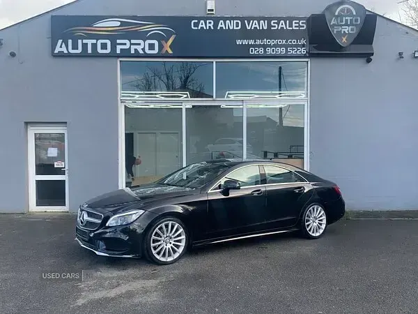 Used Mercedes CLS220 AMG line 174 HP (127 kW) 2015 Black Coupe