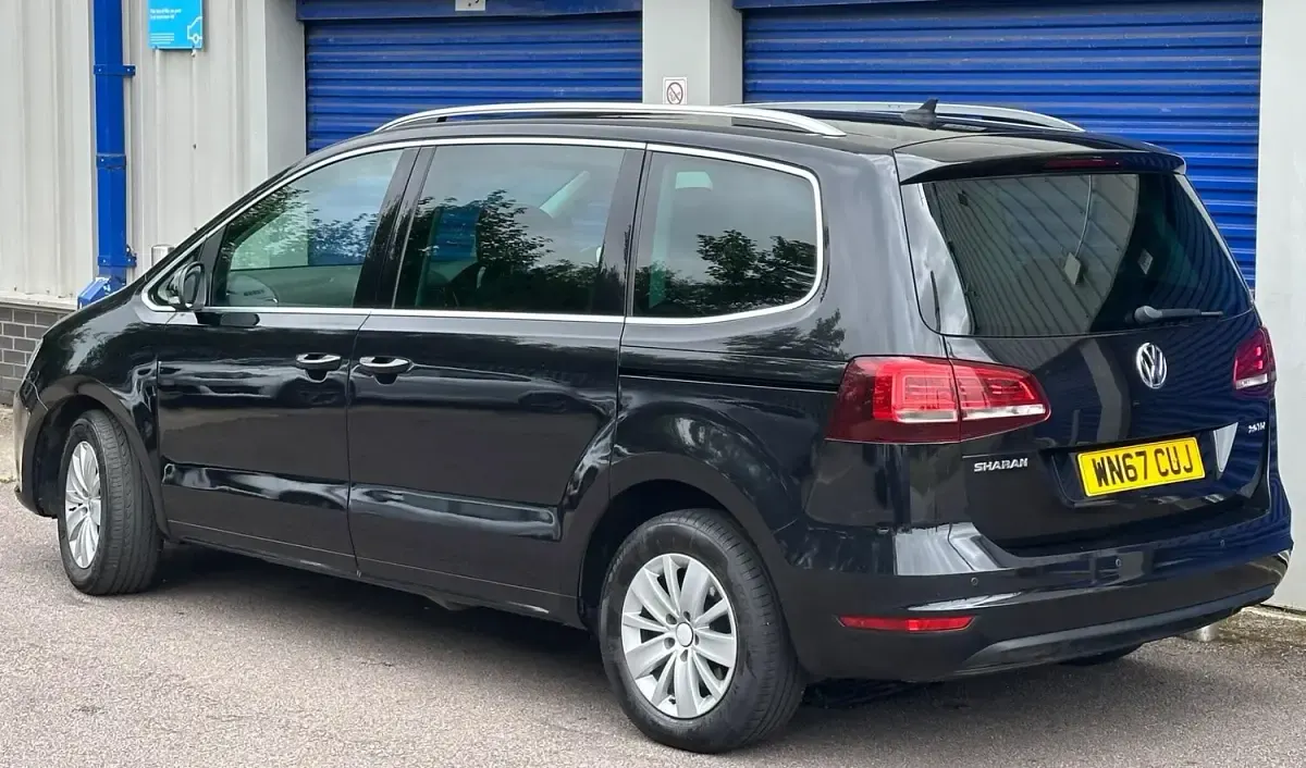 Used VW Sharan SE 177 HP (130 kW) 2017 Black MPV