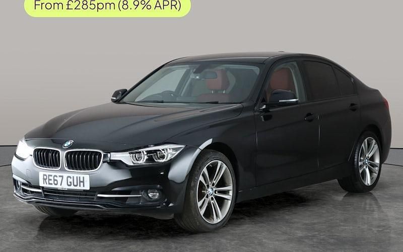 Black Used 2017 BMW 318 Sport Line Sedan | £11,269 (Fair price) - Image 1/2