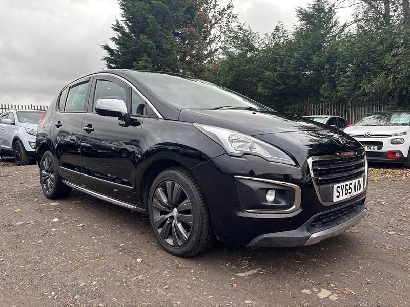 Black Used 2015 Peugeot 3008 Active Hatchback | £5,695 (Fair price) - Image 1/3