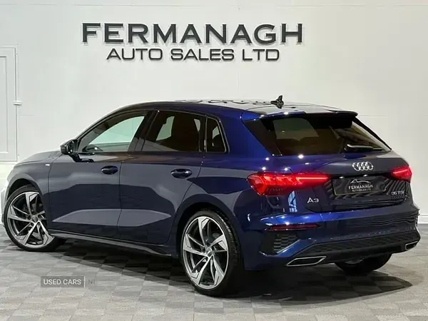 Used Audi A3 S-Line 150 HP (110 kW) 2024 Blue Hatchback