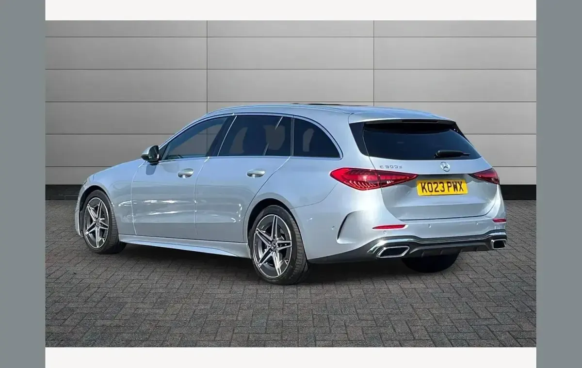 Used Mercedes C300 AMG line 261 HP (191 kW) 2023 Silver Estate