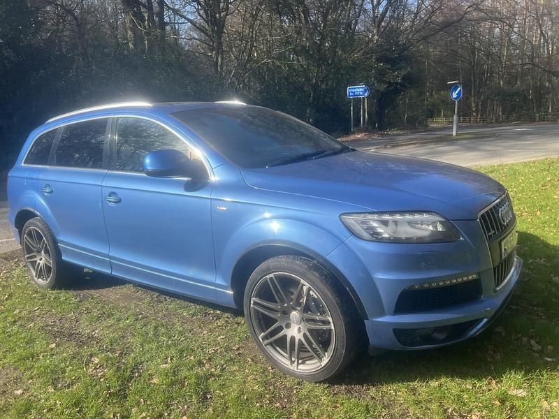 Begagnad Audi Q7 S-Line 240 HK (176 kW) 2009 Blå SUV