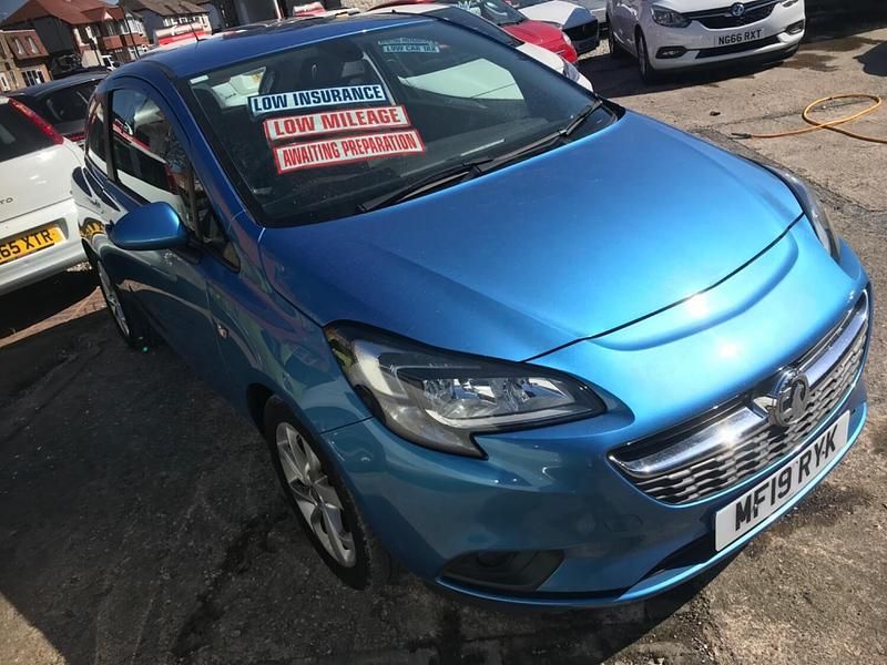 Used Vauxhall Corsa 90 HP (66 kW) 2019 Blue Hatchback