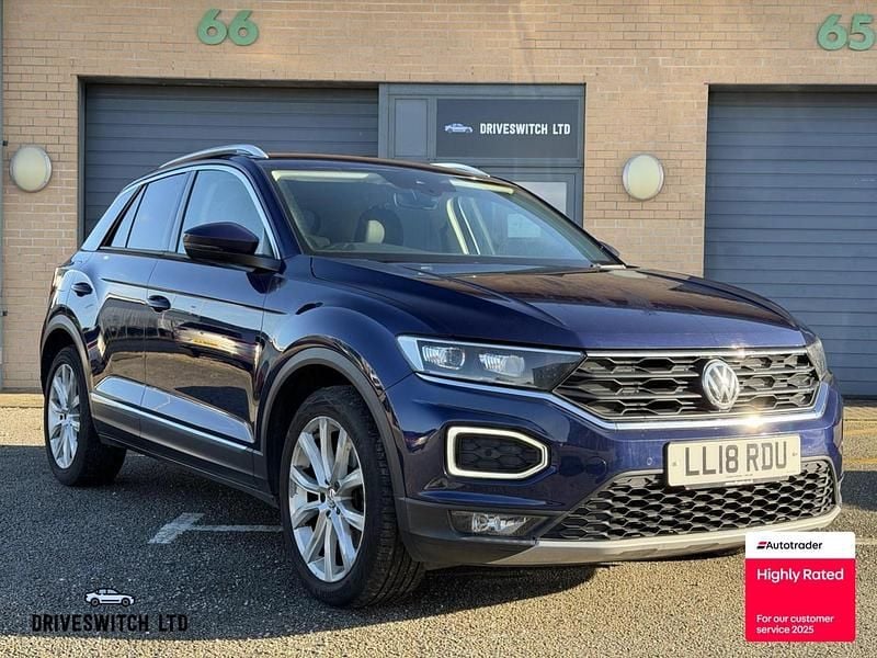 Blue Used 2018 VW T-Roc SEL SUV | £11,844 (Fair price) - Image 1/4