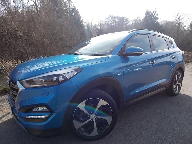 Used Hyundai Tucson Premium SE 185 HP (136 kW) 2016 Blue SUV