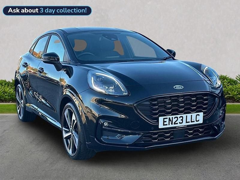 Black Used 2023 Ford Puma ST-Line X Hatchback | £16,799 (Fair price) - Image 1/4