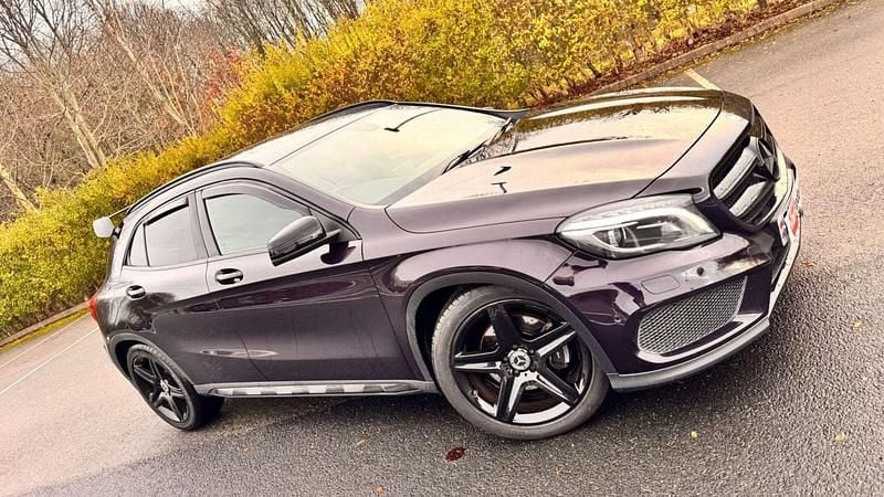 Purple Used 2014 Mercedes GLA220 AMG line SUV | £9,990 - Image 1/4