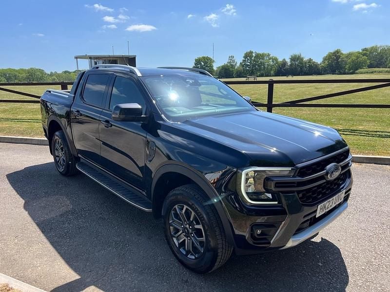 Black Used 2023 Ford Ranger Wildtrack Pickup | £27,750 (Good price) - Image 1/4