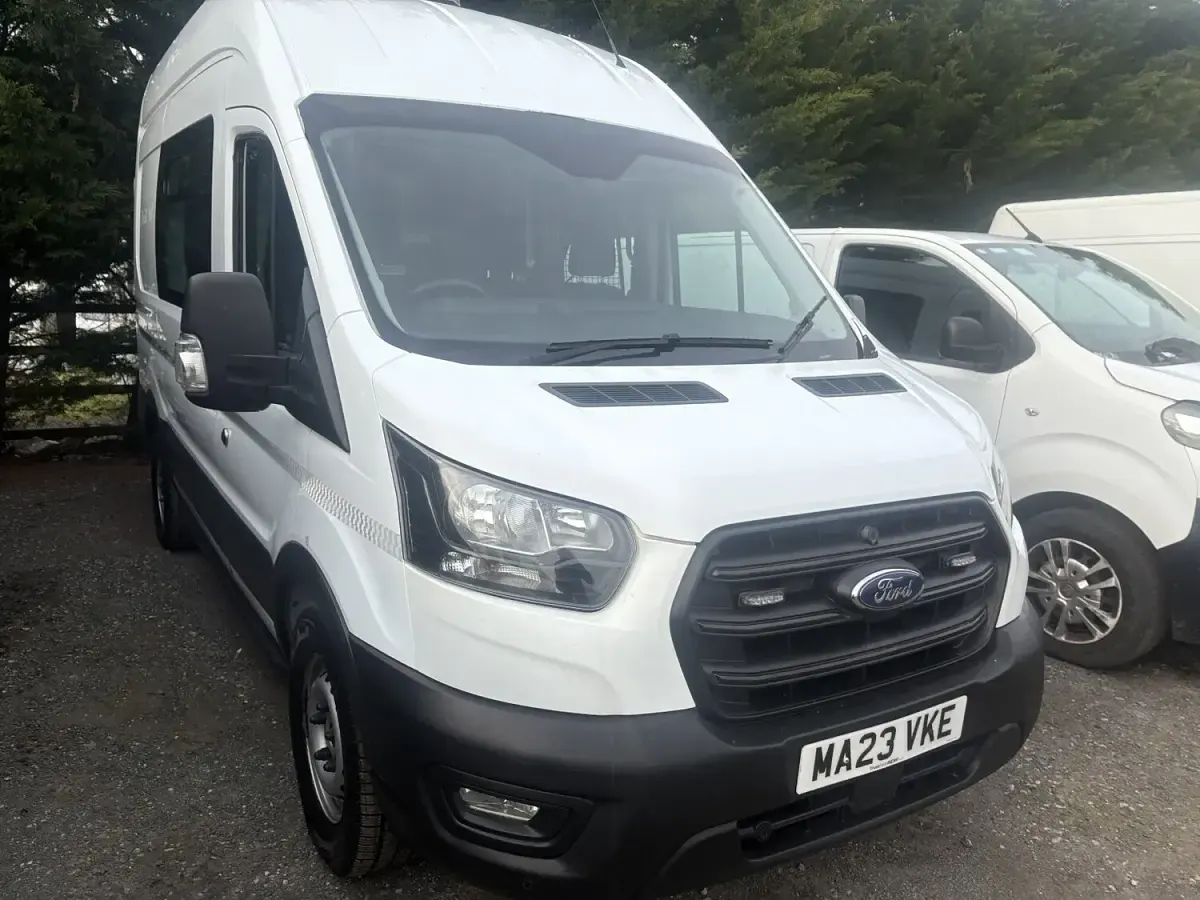 Used Ford Transit 105 HP (77 kW) 2023 White Van