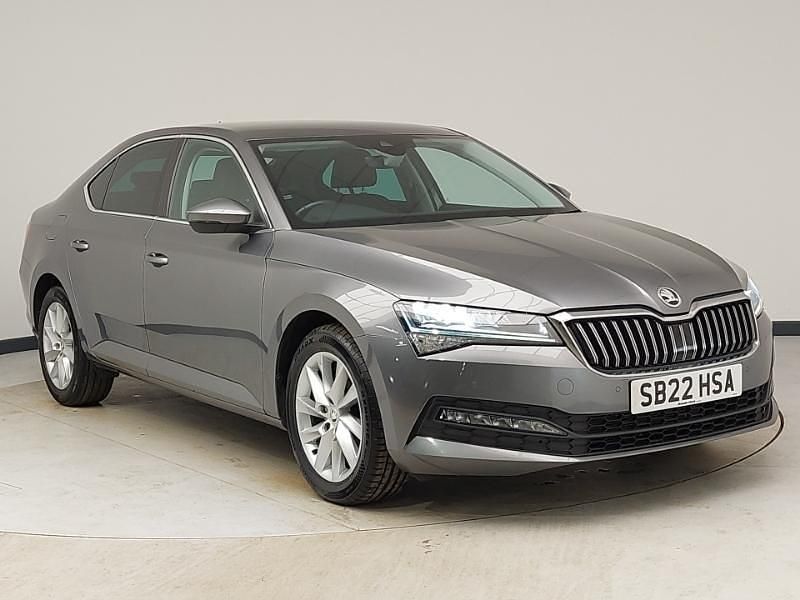 Grey Used 2022 Skoda Superb SE Technology Hatchback | £15,498 (Fair price) - Image 1/4