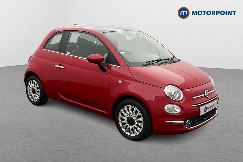 Red Used 2023 Fiat 500 Hatchback | £9,599 (Fair price) - Image 1/4