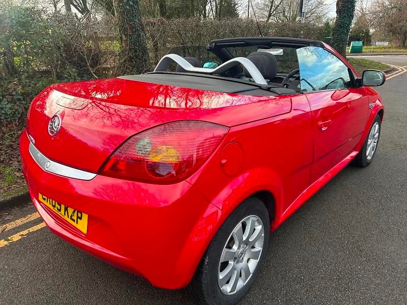 Used Vauxhall Tigra 2009 Red Cabriolet