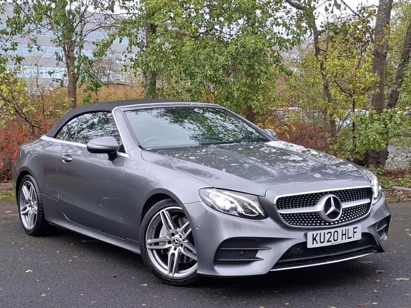 Grey Used 2020 Mercedes E220 AMG line Cabriolet | £20,498 (Good price) - Image 1/4