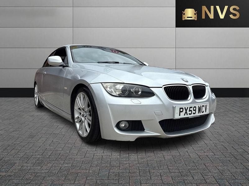 Silver Used 2009 BMW 320 Cabriolet M Sport Cabriolet | £2,495 (Good price) - Image 1/4