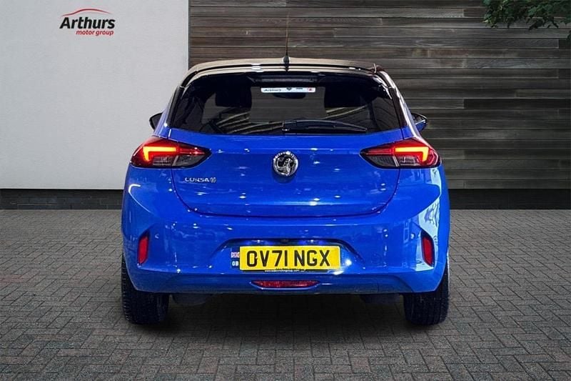 Used Vauxhall Corsa-e Elite 98 kW (134 HP) 2021 Blue Hatchback