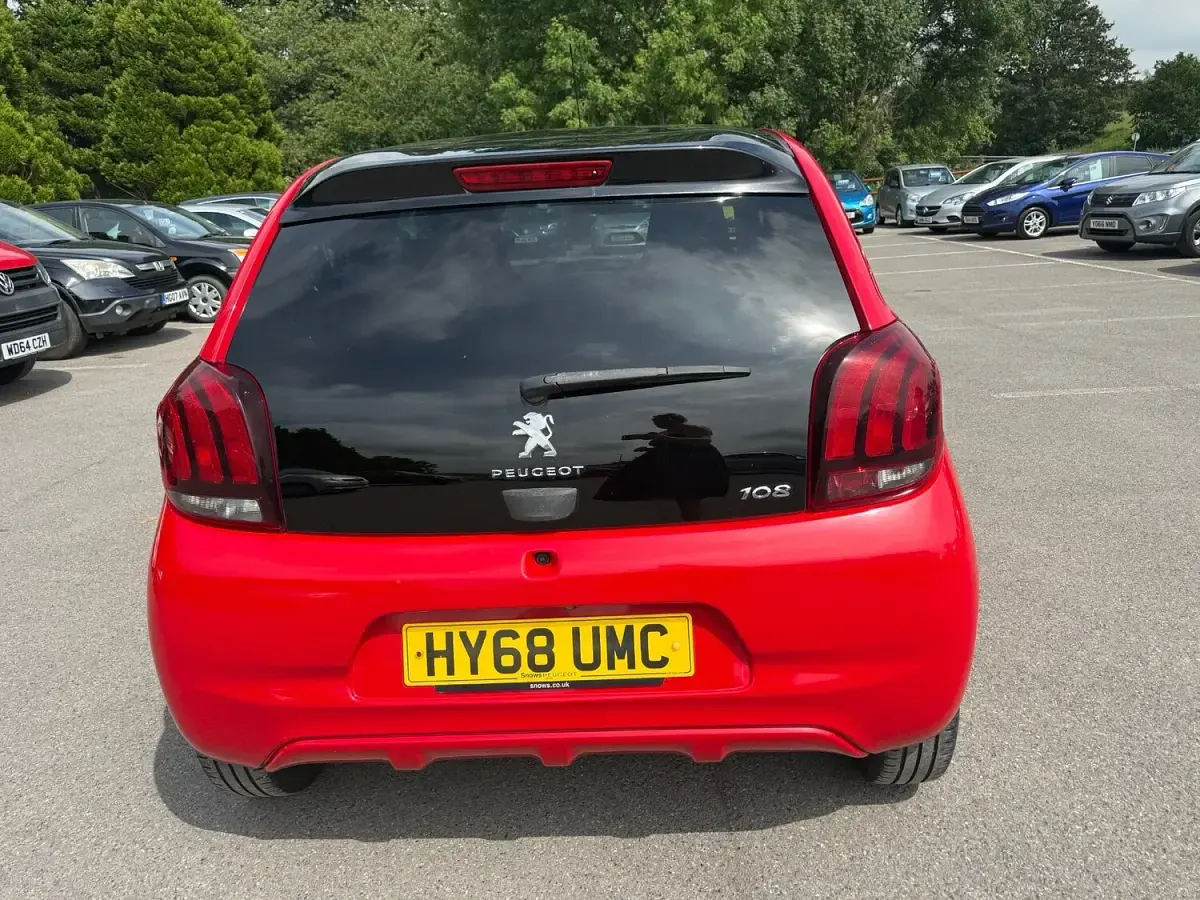 Used Peugeot 108 Allure 2018 Red Hatchback