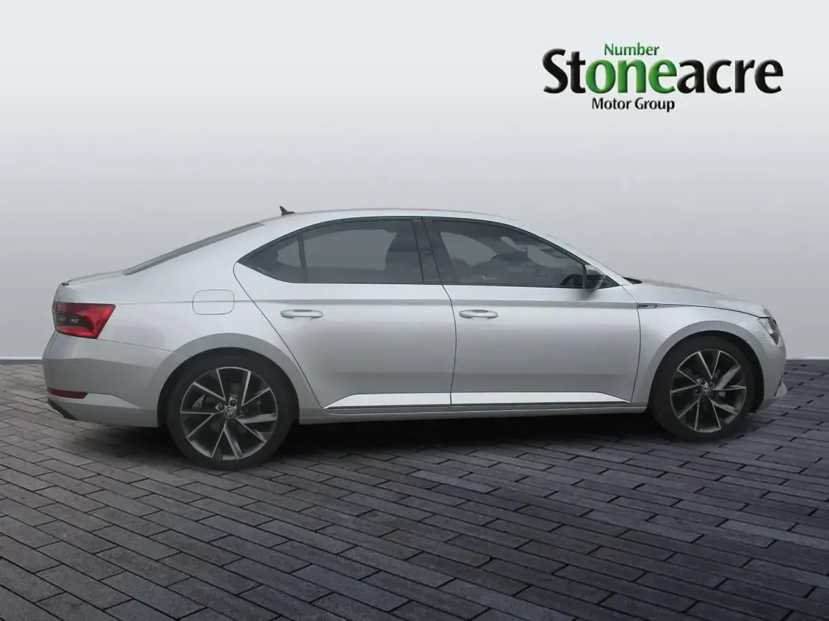 Used Skoda Superb SportlinePlus 150 HP (110 kW) 2024 Silver Hatchback