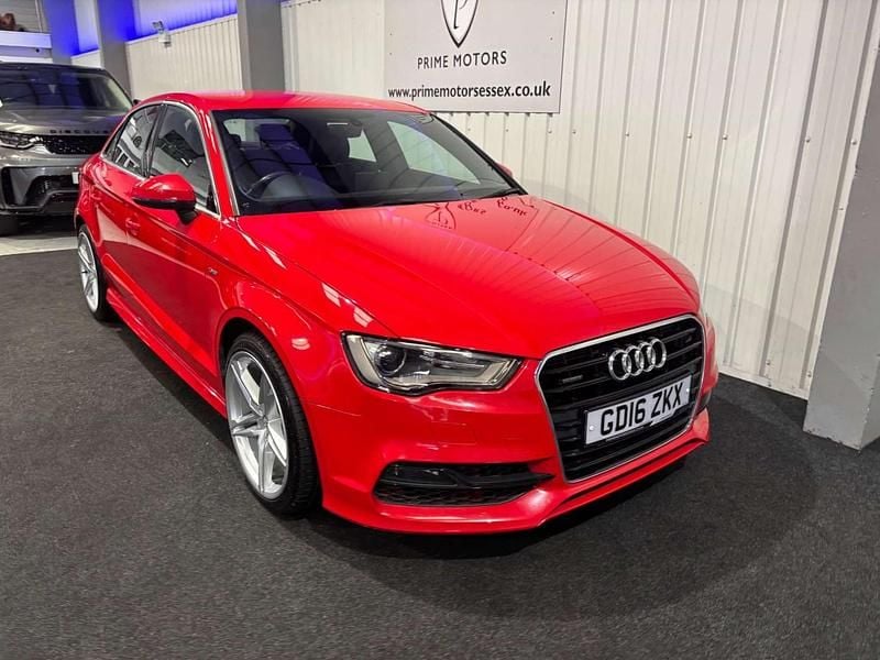 Used Audi A3 S-Line 184 HP (135 kW) 2016 Red Sedan