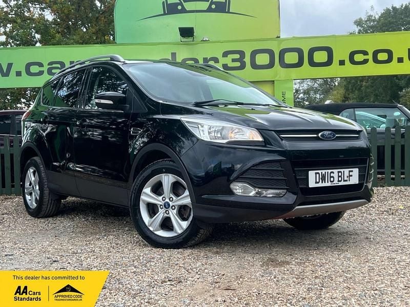 Black Used 2016 Ford Kuga Zetec SUV | £6,250 (Good price) - Image 1/4