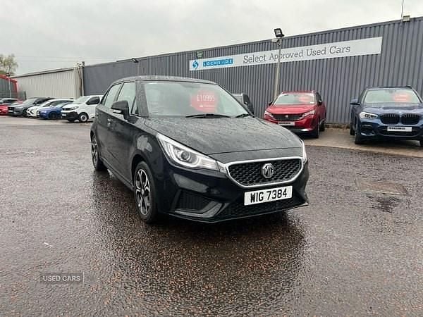 Black Used 2022 MG MG3 Excite Hatchback | £9,995 (Fair price) - Image 1/4
