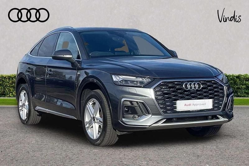 Grey Used 2022 Audi Q5 Sportback S-Line SUV | £34,155 (Fair price) - Image 1/4