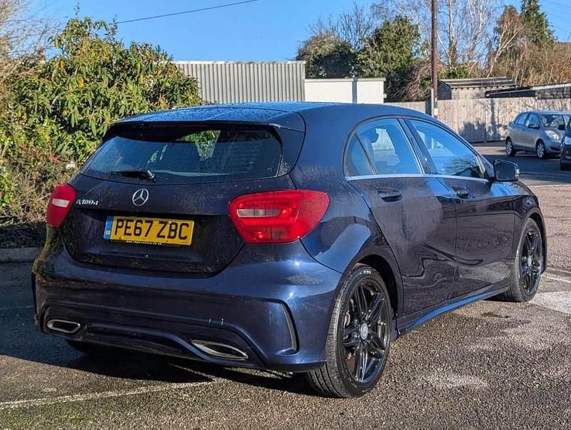 Used Mercedes A180 AMG line 2017 Blue Hatchback