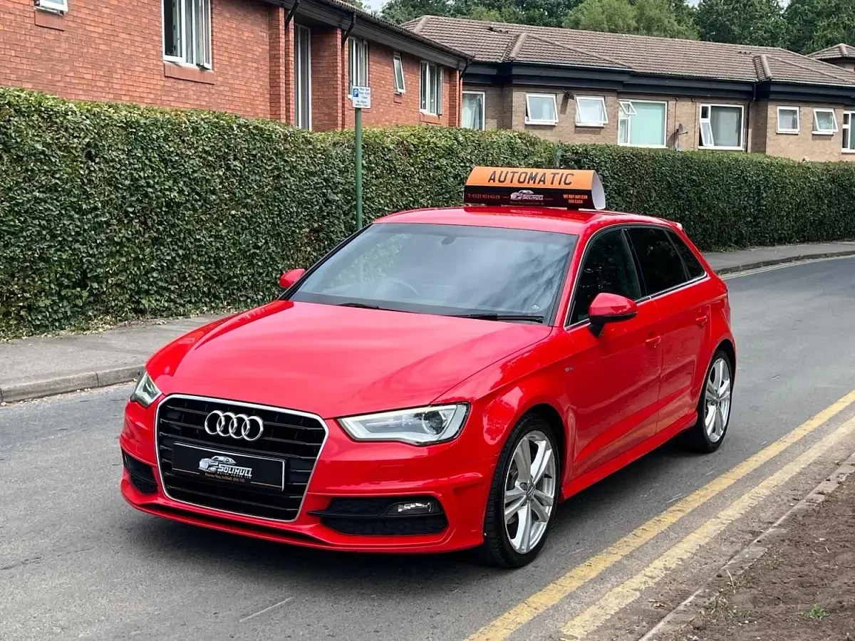 Used Audi A3 Sportback S-Line 150 HP (110 kW) 2015 Red Hatchback