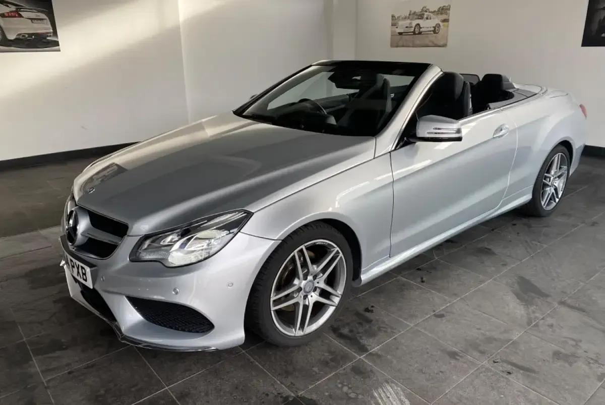 Used Mercedes E250 AMG 2014 Silver Cabriolet