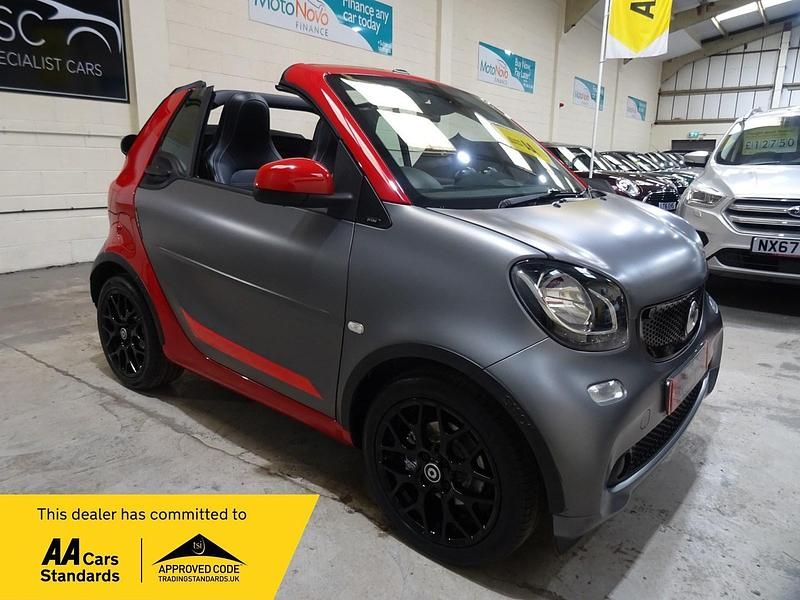Used Smart ForTwo Cabrio Premium 71 HP (52 kW) 2017 Grey Cabriolet